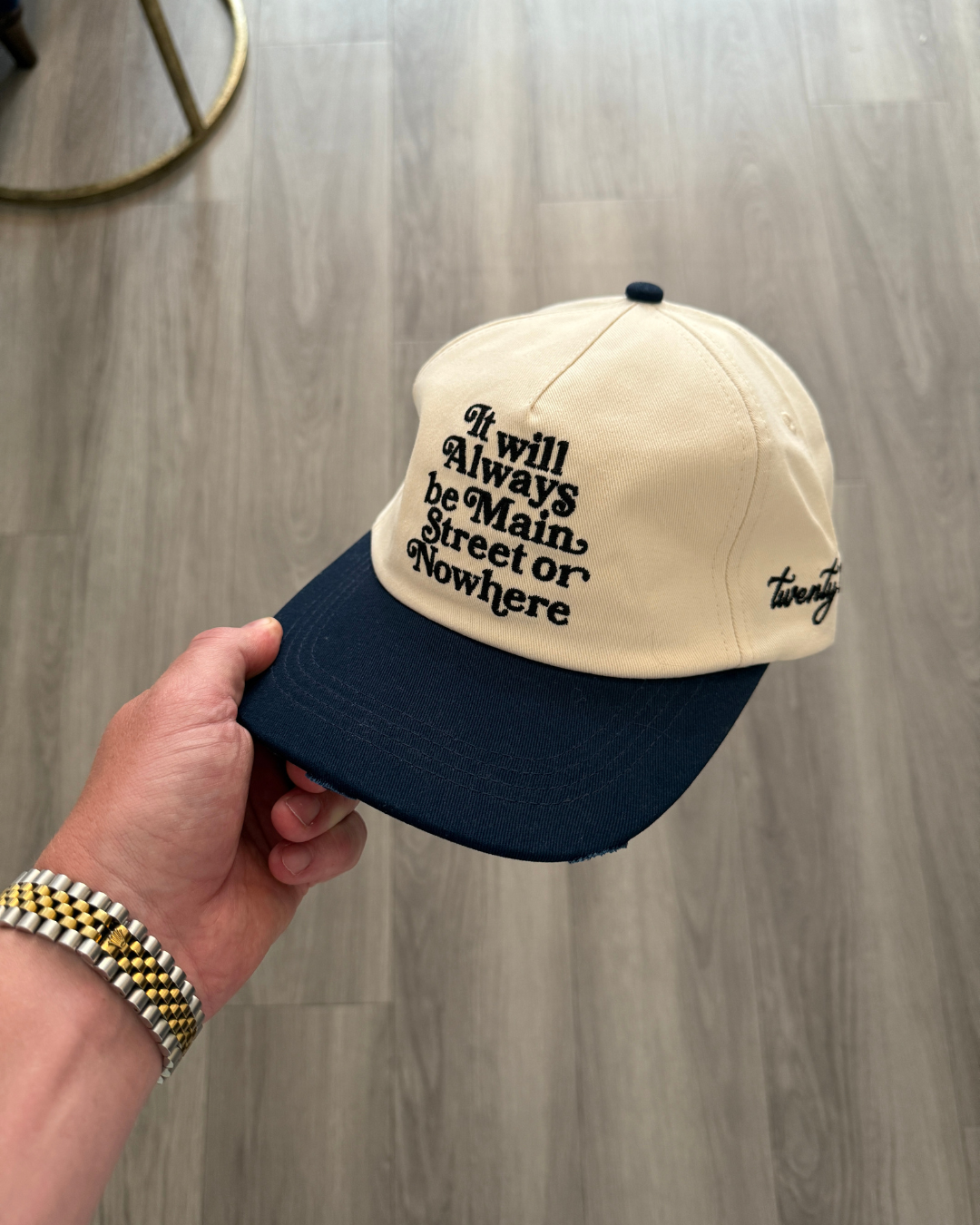Signature Twenty Three Cap (Navy & Cream)