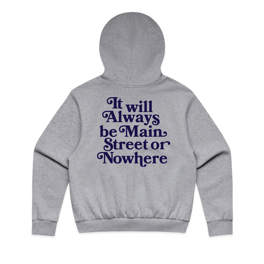 Main Street or Nowhere Pullover Hoody (Grey)