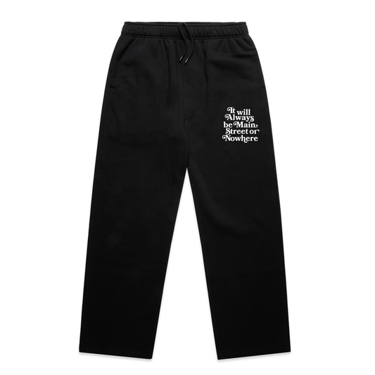 Main Street or Nowhere Joggers (Black)